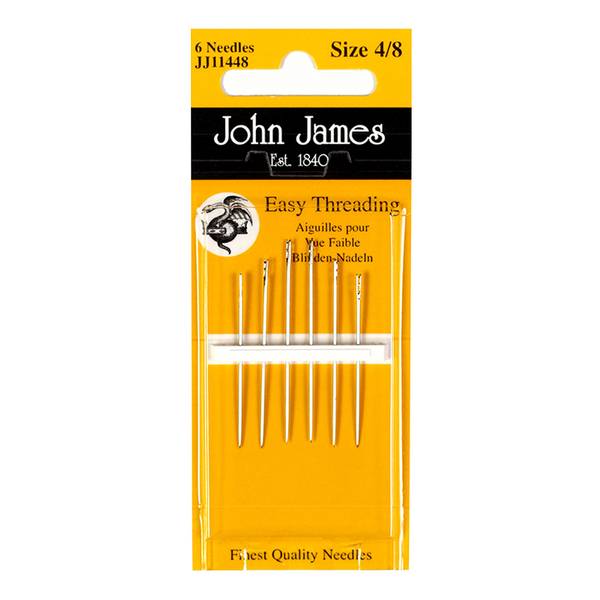 Easy Threading Nåler 4/8 6 stk - John James