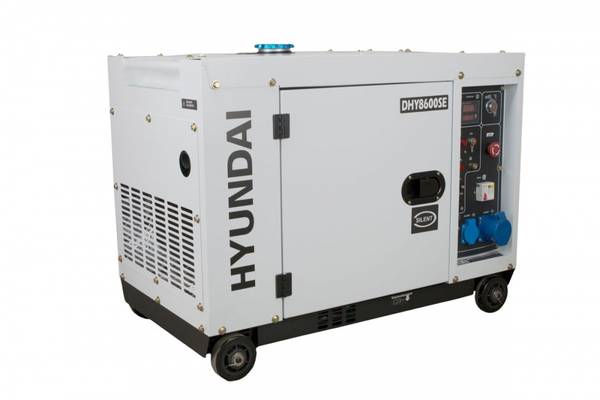 HYUNDAI DHY8600SE 3FAS -230V - Elektrisk start - Diesel