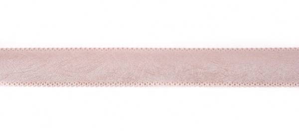 Leather Lace Dusty Pink - Pyntebånd 25 mm