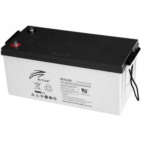 RITAR AGM Deep Cycle Batteri 12V 225AH (522x240x219mm)