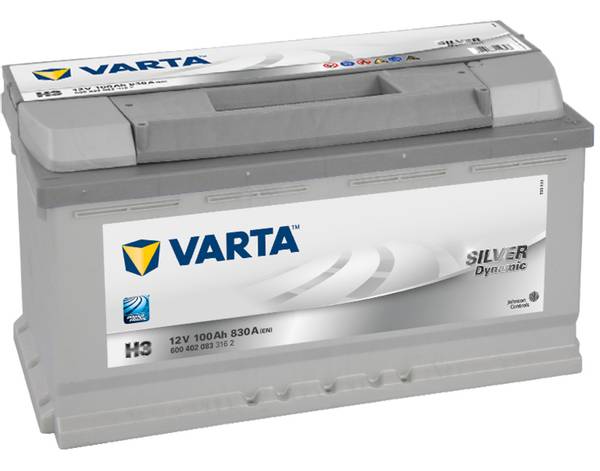 VARTA H3 Silver Batteri 12V 100AH 830CCA