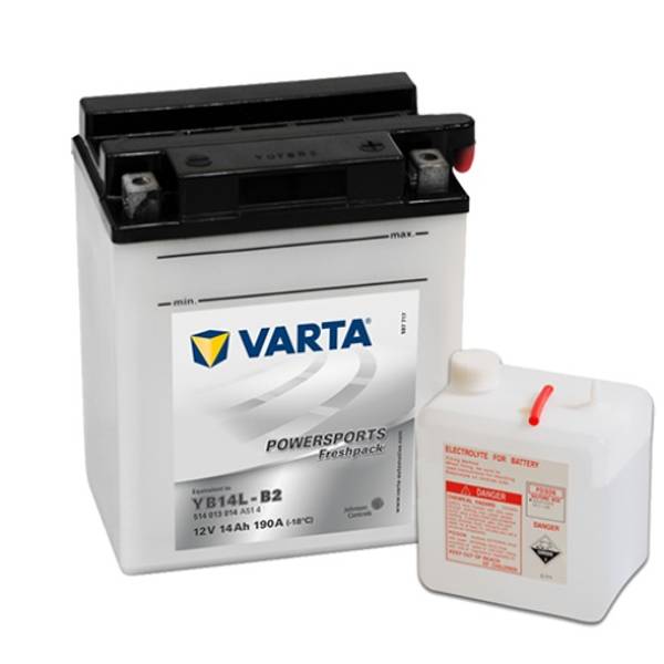 VARTA YB14L-B2 MC Batteri 12V 14AH 190CCA (136x91x168mm) +høyre