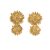 28628 Statement Double Flower Stud Earrings