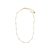 28663 Crystal & Bar Link Chain Necklace