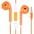 Apple EarPods in-ear hodetelefoner med minijack orange