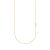 Big Number Necklace Gold – 40L – 11