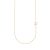 Big Number Necklace Gold – 40L – 22