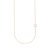 Big Number Necklace Gold – 40L – 33