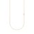 Big Number Necklace Gold – 40L – 9