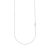 Big Number Necklace Silver – 40L – 8