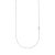 Big Number Necklace Silver – 50L – 5