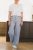 Caroline Trouser Dusty Blue Melange