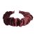 Dark Velvet Hairband Wave Maroon