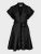 Ella and il Addison Linen Dress Black