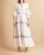 Embroidery Button Down Dress – White