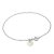 Enamel Bracelet Ball Chain Silver