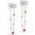 Enamel Earring Lola Rainbow Silver