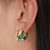 Enamel Hoops Amelia Petrol Green