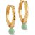 Enamel Hoops Belle Dusty Green