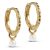 Enamel Hoops Belle Pearl