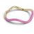 Enamel Ring Sway Pink