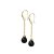 EX01  Onyx Earring Lily Onyx