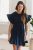 Fia Linen Dress Navy