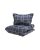 HB Raffles sengesett 200×220/50×70 Vintage indigo