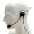 Light weight single earpiece headset with in-line PTT