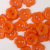 Marabella Orange – 13 mm Plast Knapp