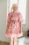 Organza Mini Dress Pink Daisy