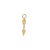 Pendant Ear Arrow Clear