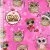 Pink Owl Friends – GOTS Jersey