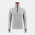 Rav sweater w/zip, ullgenser, herre