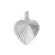 Reflection Heart Pendant Sterling Silver