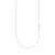 Small Number Necklace Gold – 40L – 11