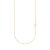 Small Number Necklace Gold – 40L – 8