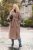 Wool Coat Long Taupe