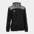 Zip hoodie Oxford, hettejakke dame