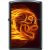 Zippo – Flaming Skull Black Matte