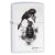 Zippo – Spazuk Bird & Grenade – Matte White