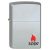 Zippo – Zippo Logo – Satin Chrome